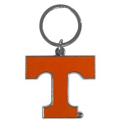 Tennessee Volunteers Chrome Logo Cut Keychain