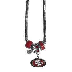 San Francisco 49ers Necklace Euro Bead Style