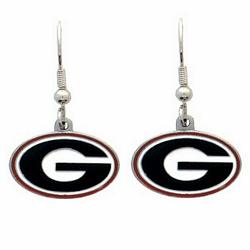 Georgia Bulldogs Dangle Earrings