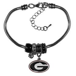 Georgia Bulldogs Bracelet Euro Bead Style