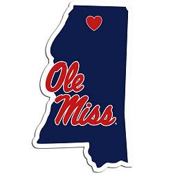 Mississippi Rebels Decal Home State Pride Style