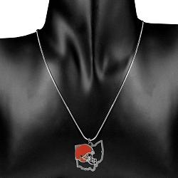Cleveland Browns Necklace State Charm