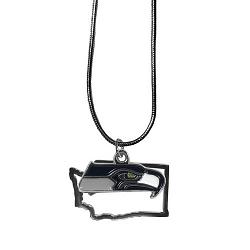 Seattle Seahawks Necklace State Charm