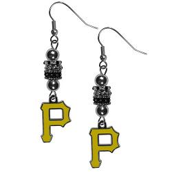 Pittsburgh Pirates Earrings Fish Hook Post Euro Style CO