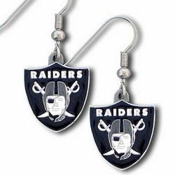 Siskiyou Las Vegas Raiders Dangle Earrings -