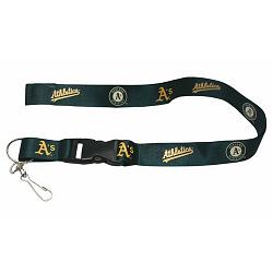 Oakland Athletics Lanyard Breakaway with Key Ring Style