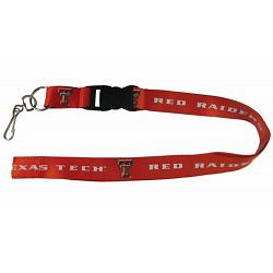 Pro Specialties Group Texas Tech Red Raiders Lanyard - Breakaway with Key Ring -