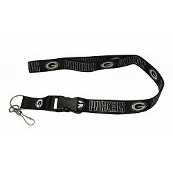 Green Bay Packers Lanyard - Breakaway with Key Ring - Blackout