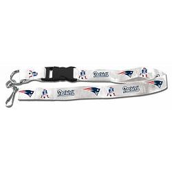 New England Patriots Lanyard Breakaway with Key Ring Style Retro Style