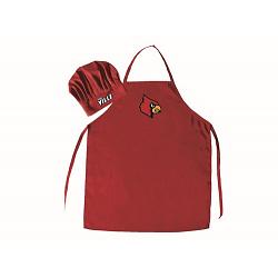 Louisville Cardinals Apron and Chef Hat Set