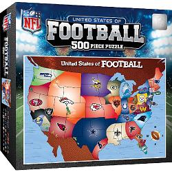 NFL Football Map Puzzle 500 Piece