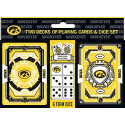 Iowa Hawkeyes Playing Cards and Dice Set