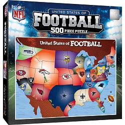 NFL Football Map Puzzle 500 Piece