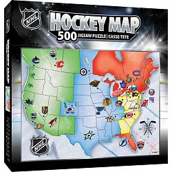 NHL Hockey Map Puzzle 500 Piece