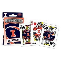 Illinois Fighting Illini Playing Cards Logo