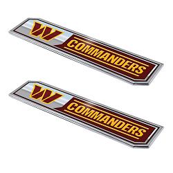 Washington Commanders Auto Emblem Truck Edition 2 Pack