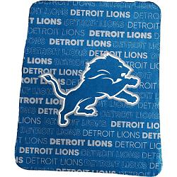 Detroit Lions Blanket 50x60 Fleece Classic