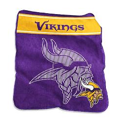 Minnesota Vikings Blanket 60x80 Raschel Throw