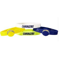 Los Angeles Chargers Bracelets 4 Pack Silicone