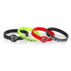 Atlanta Falcons Bracelets 4 Pack Silicone