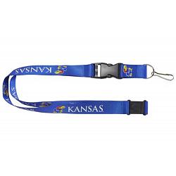 Kansas Jayhawks Lanyard Blue