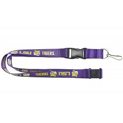 LSU Tigers Lanyard Purple