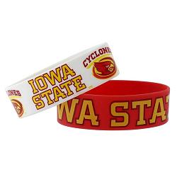 Iowa State Cyclones Bracelets 2 Pack Wide