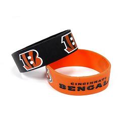 Cincinnati Bengals Bracelets 2 Pack Wide