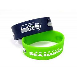 Seattle Seahawks Bracelets 2 Pack Wide