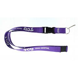 TCU Horned Frogs Lanyard Purple