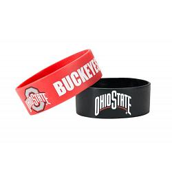 Ohio State Buckeyes Bracelets 2 Pack Wide