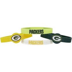Green Bay Packers Bracelets 4 Pack Silicone