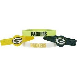 Green Bay Packers Bracelets 4 Pack Silicone