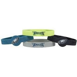 Philadelphia Eagles Bracelets 4 Pack Silicone