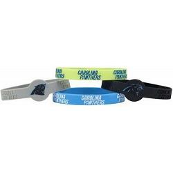 Carolina Panthers Bracelets 4 Pack Silicone