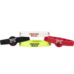 Chicago Bulls Bracelets 4 Pack Silicone