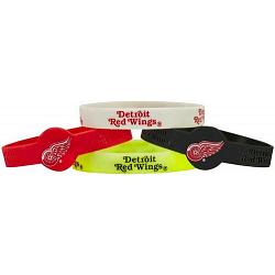 Detroit Red Wings Bracelets - 4 Pack Silicone