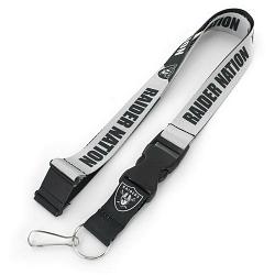 Las Vegas Raiders Lanyard Breakaway Style Slogan Design