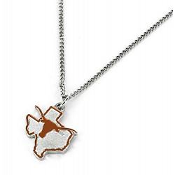 Texas Longhorns Necklace State Design