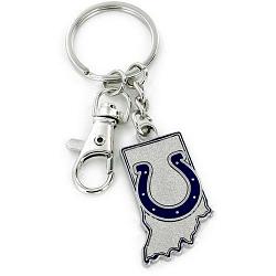 Indianapolis Colts Keychain State Design -