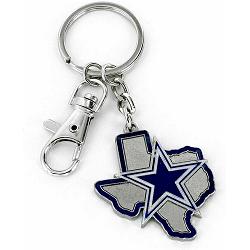 Dallas Cowboys Keychain State Design -