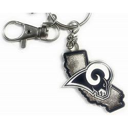 Los Angeles Rams Keychain State Design -
