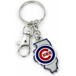 Aminco Chicago Cubs Keychain State Design