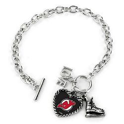 New Jersey Devils Bracelet Charmed Sport Love Skate by Aminco