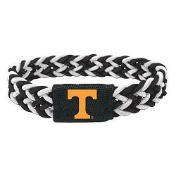 Tennessee Volunteers Bracelet Braided Black and White