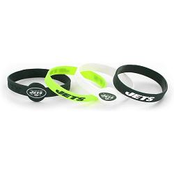 New York Jets Bracelets 4 Pack Silicone