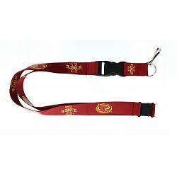 Iowa State Cyclones Lanyard Red