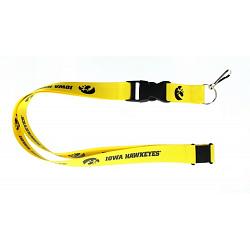 Iowa Hawkeyes Lanyard Gold