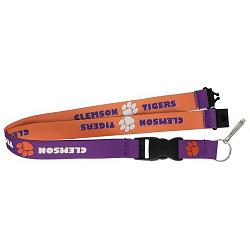 Clemson Tigers Lanyard Reversible