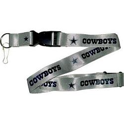 Dallas Cowboys Lanyard Silver